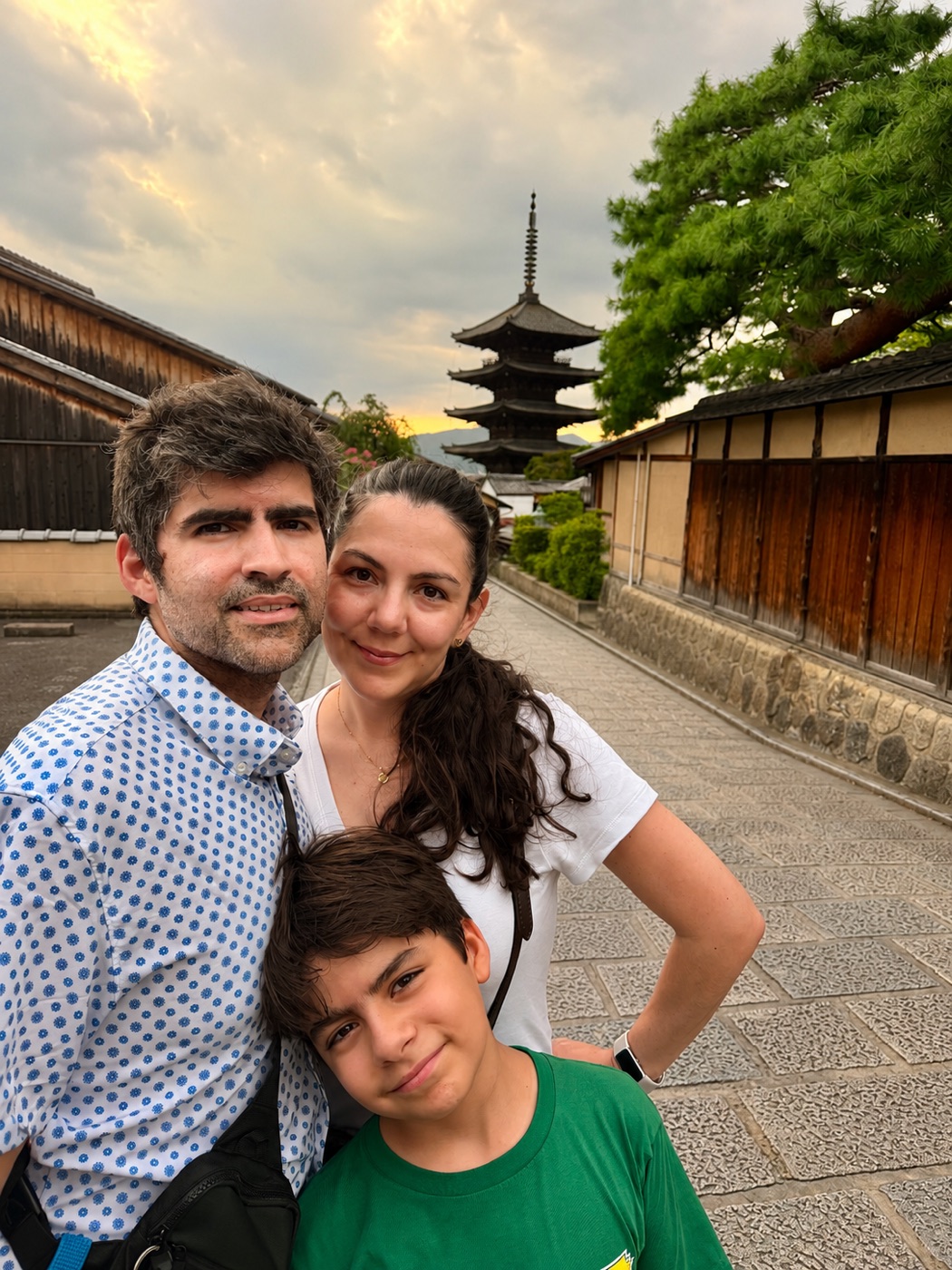 Adrian Sanchez del Campo, SCJ PA Communications Coordinator, with his family