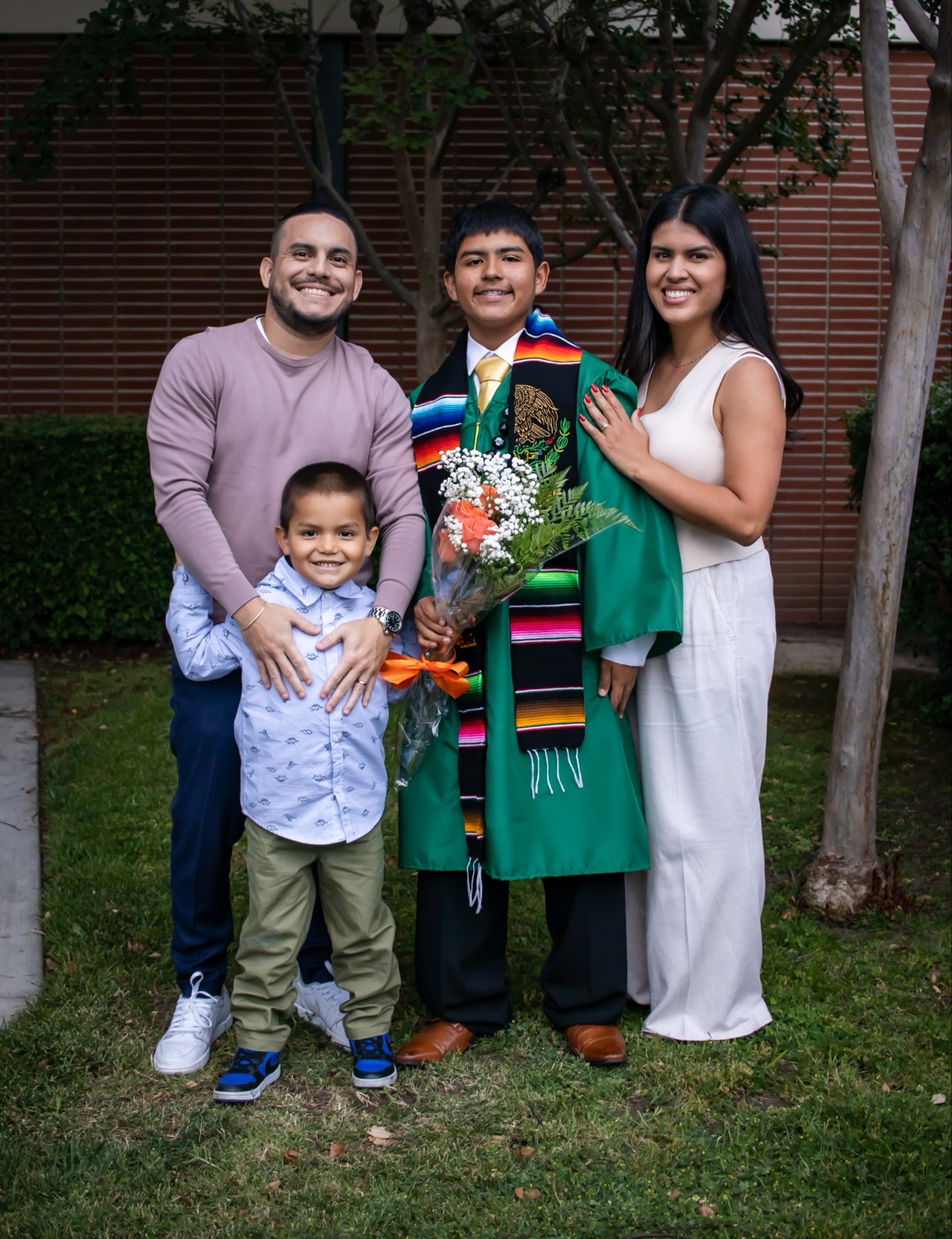 Gabriela Ceciliane, SCJ PA Vice President, with her family